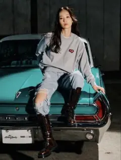 【試着のみ】WIND AND SEA × ローリングストーンズ スウェット L