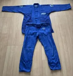 MOYA BRAND モヤブランド 柔術着 青 A0 上下セット BJJ