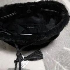 ファー巾着バッグ今月末まで