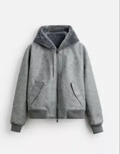 完売品】ZARA チェック柄ボンバージャケット XLサイズ 新品タグつき