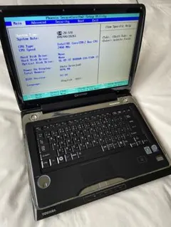 東芝 Qosmio F50/86HノートPC junk品のサムネイル