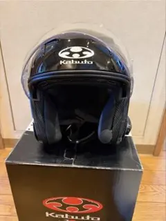 L／インカム付き】Kabutoジェット型マットブラック エクシード DT-E1