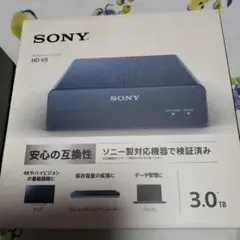 SONY 外付けハードディスク HD-V3 3.0TBジャンク品