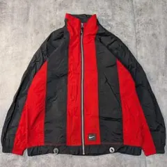 【NIKE】NIKE　ナイキ　ナイロンジャケット　白タグ　90s　赤　黒　白