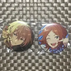 【2点セット】　Feb Idol コレクション缶バッジ　羽風薫　葵ゆうた