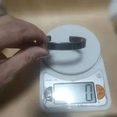 ま*る様 平打バングルブレスレット