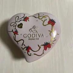 GODIVA ハート缶　小物入れ