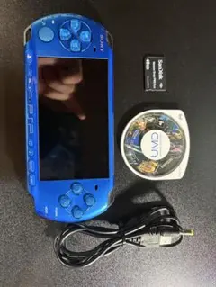 Sony PSP 3000 バイブラントブルー モンスターハンター3rd付き