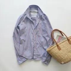 Frank&Eileen　BARRY　シャツ　ブラウス　　ストライプ　スキッパーのサムネイル