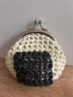 おにぎり　がま口財布ハンドメイド