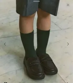 グリーンレーベルリラクシング　コインローファー ブラック 19.5〜20.0cm