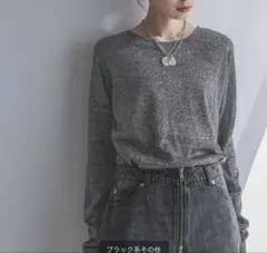 JEANASIS ラメテンジクシアーLS TEE【新品】のサムネイル