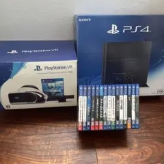 PS4 本体 500GB CUH-1200A / PSVR / ゲーム15本