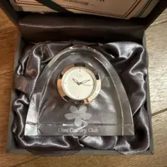 CRISTAL D'ARQUES 置時計 ガラス製のサムネイル