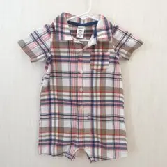 carter's チェック柄ロンパース 18m