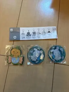 サンエックスユニバース ぷっくりクリアマーカーアクセサリー 3つセットで300円