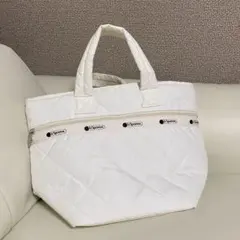 神崎恵 レスポートサック コラボ メレンゲホワイトキルト バッグ ハート ドット