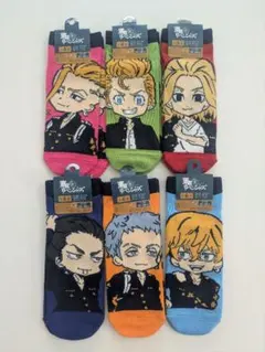 東京リベンジャーズ靴下 22-24cm 6足セット