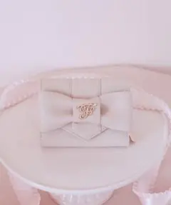 Maison de FLEUR ベルトリボンミニウォレット ピンクのサムネイル