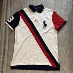 Polo Ralph Lauren ボーダー ポロシャツ 星条旗刺繍 | Mercari