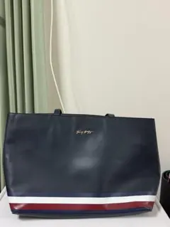 TOMMY HILFIGER ネイビー トートバッグ