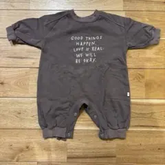 韓国子供服　スウェットロンパース　70サイズ