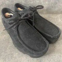 【美品】クラークス ワラビー GTX ゴアテックス ブラック 25.5㌢
