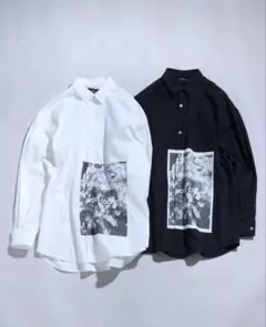 MBハイエンド グラフィックシャツ ホワイト Lサイズ - メルカリ