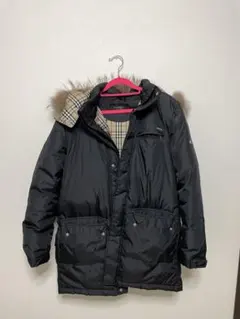 BURBERRY ファー付きダウンコート ジャケット レディースM