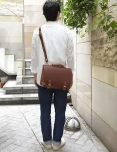 【希少】HERZ ヘルツ ナレッジバッグ　ビジネスバッグ　オールレザー ビジネスバッグとしても使える本革3way仕様のナレッジバッグ / 革鞄の