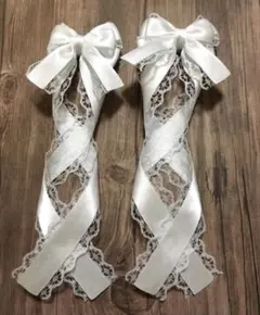 ♡様♡量産型 クロス ヘアクリップ 姫リボン♡