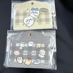 窓付きカードケース ちいかわ ハチワレ うさぎ モモンガ　2個セットのサムネイル