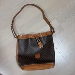 CELINE マカダム柄 巾着 ショルダーバッグのサムネイル