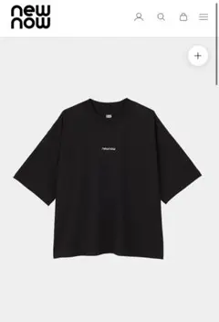 榮倉奈々 new now ニューナウ Oversized Tシャツ 黒