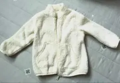 UNIQLO フリースジャケット　90 アイボリー　クリーム