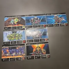 ガンダムカードダス 6枚セット SDガンダム外伝VIII 円卓の騎士 - メルカリ