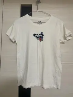 ROXY ロキシー 半袖Tシャツ ホワイト 花柄ロゴのサムネイル