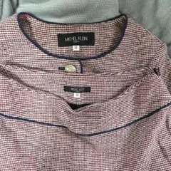 MICHEL KLEIN ツイードスーツセット 38/40