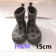 H&M ミッキーマウス柄 長靴 16cm
