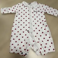 ハート柄ロンパース 50-70cm