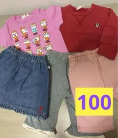 子供服 100cm 5点セット ドキンちゃん ELLE ブランシェス　まとめ売り