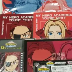 ヒロアカ ５点セット タオル ラバーコースター イラストボード ジュリアン