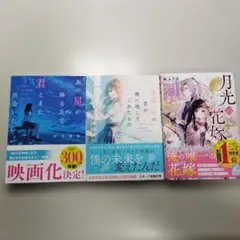 小説　3冊セット　スターツ出版文庫