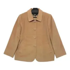 HIGH SENSE カシミヤブレンド ウールショートコート L ベージュ