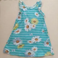 hakka kids☆マーガレット花柄ノースリーブワンピース110cm女の子夏