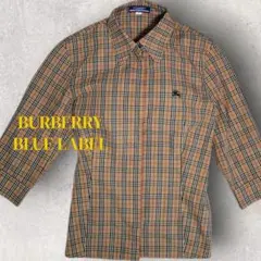 美品✨BURBERRY BLUE LABEL バーバリー ノバチェック ホース