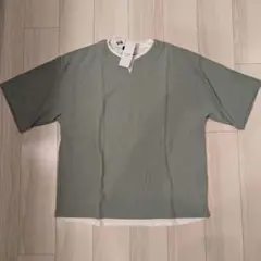 新品タグ付 BEAMS HEART フェイクレイヤー ワッフルTシャツのサムネイル