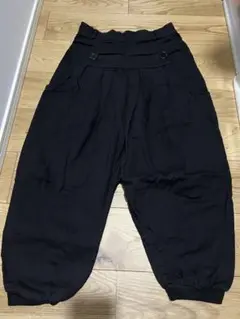 Raisu サルエルパンツ 黒