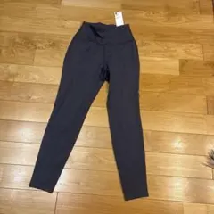 新品タグ付GUスポーツソフトコンフォートレギンスGAダークグレー Sヨガダンスのサムネイル