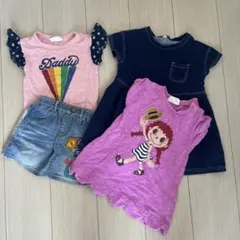 DADDY OH DADDY入り　上下セット　ワンピース 90センチ